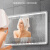 溥畔eLaat智能镜子卫生间化妆镜挂墙发光智能镜触摸屏浴室镜柜带灯雾 白光+线控无触摸 0.4-0.6米宽