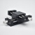铝合金二维XY轴手动移动滑台微调不锈钢丝杆光学位移平台 双行程30*30mm带底板滑台