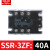 德力西三相电机正反转固态继电器SSR-3ZF 10/15/20/25/40/60/80A SSR-3ZF 40A