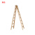 豫选工品 木梯子 人字折叠梯 加厚木头梯子 实木登高人字梯 工程梯 绝缘木梯子 2.2米人字梯加厚8步