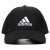 adidas阿迪达斯帽子男女帽 新款运动帽遮阳帽休闲帽鸭舌帽高尔夫球帽子 黑色 GM4509 聚酯纤维