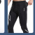 贝意品跑步压缩裤马拉松专业男女款健身裤运动瑜伽运动紧身裤跑步紧身速 口袋款长裤黑色 S80-95