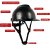 达林韦尔 碳纤维纹路 工地盔 安全帽 ABS工业防砸防撞工程建筑 国标 印字 98X亮黄透气 