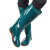 沸耐笙 XJY-124 PVC防水过膝塑胶平跟雨鞋 43cm军绿39 1双