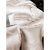 纪诗尼（JIRSINEY）轻奢品牌四件套高端真丝重磅桑蚕丝丝绸被套定制床笠床单床上用品 爱之波依-杏色 1.5m（5英尺）床