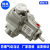 定制HF-010气动马达活塞式马达3缸防爆马达正反转汽动搅拌泵 HF-150( 1.5HP卧式)