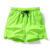 2024夏季男士五分短裤冰丝速干透气户外篮球纯色简约沙滩运动热裤 军绿色 S