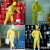 防酸碱工作服轻型防化服防护服危险品运输化学实验室喷农药喷漆 黄色（增强型化学防护服）+耐酸碱手套 XXL