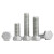 游川 达克罗外六角螺栓10.9级国标高强度镀锌防腐全牙半扣螺丝M12外六方螺杆 M12*40（10个）