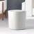 垃圾桶自动翻盖智能感应垃圾分类厨房办公室卫生间垃圾桶 14L圆形升级款按键白色