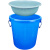泔水干湿过滤分离带滤网垃圾桶大号厨房厨余茶水茶叶沥水潲水桶篮 黑色60K型+沥水篮