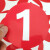 海斯迪克 PVC号码贴 数字贴纸编号选手号序号 10cm大号贴纸 1到12(一组) H-225