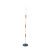 奋进者（FENJINZHE）标志杆 蛇形跑标杆倒车杆障碍杆 2.5米PVC红白杆（10根/包）