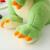 吉吉熊丑萌霸王龙公仔毛绒玩具恐龙抱枕大号摆件男孩生日礼物布娃娃安抚 绿色 35cm    0.30kg