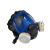 羿科 AEGLE EW8400-YC蓝色硅胶全景速戴型防毒面具 带双滤盒滤棉滤棉盖(单位:个)