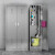 清洁柜304不锈钢卫生柜保洁用品工具柜教室拖把柜清洁卫生工具柜 单门清洁柜(201不锈钢) 1.2mm
