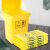百金顿 黄色医疗垃圾袋加厚手提式 医院废弃诊所回收手提背心式 55*60cm适用25L 100只装