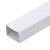 ABLEMEN PVC白色装配走线槽 阻燃绝缘明装室内穿线槽电线电缆网线过线槽 20*10mm方型槽 5米 （1米*5根装）