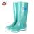 上海牌 333 女士加棉高筒雨靴 防滑耐磨时尚舒适PVC户外雨靴可拆卸棉套内里 绿色39码