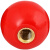 定制适用胶木手柄球圆球操纵杆把手红色铜螺纹机床手轮胶头手柄螺 M4*16(红色铜螺纹） 2个
