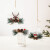 诺琪圣诞装饰字母牌鹿头圣诞铃铛装饰小挂件铃铛圣诞球圣诞树装饰品 雪花