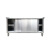 加厚04不锈钢作台家用厨房专用操作台拉门打荷台桌子台面定做 加厚整体焊接10*60*0双N