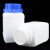 冰禹 BYA-399 加厚化工农药试剂瓶 广口密封塑料方瓶 500ml乳白色(配蓝色盖)