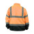 代尔塔 工作服404012 高可视上衣 反光工装 荧光橙 M