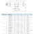 T型正三通外螺纹镀镍快速接头QTPB4 PB6 8 10 12-01 02 03 04 PB16-04