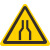 帝阔90直径交通标识牌圆牌三角牌铝槽现货警示牌路标指示标志不锈钢版 两侧变窄90cm