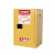 西斯贝尔 WA810121 易燃液体安全储存柜自动门12Gal/45L黄色 1台装