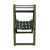 谋福（CNMF）折叠钢木作训椅 野战指挥作业椅便携折叠椅办公室会议椅(木条椅子)