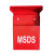 MSDS资料盒档案盒物料数据表存储盒安全柜资料盒重要文件存储盒子