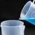 帝致 塑料烧杯实验室用化学计量杯带刻度量带柄烘培烧杯；  500ML[无手柄]