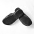 安美尚 SPU防静电拖鞋 黑色方形ESD黑标款 夏季电子厂无尘车间防臭防滑工作鞋42码 AMS702-1