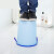 大号无盖厨房卧室客厅卫生间家用垃圾桶小号创意桌面桌上塑料纸篓 蓝色10L(小号)