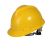 建筑工人帽子国标加厚透气ABS头盔男定制工程防护头帽 V型国标338透气款-黄 ABS豪华加厚