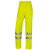 代尔塔407400 EN400LV 荧光雨衣套装PVC涂层涤纶面料反光衣 上衣+裤子 黄色 M 
