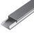 稳斯坦 铝合金方形线槽 地面压线槽 布线电缆明装走线槽 80*50 (1米) WJL102