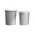冠峰 2个灰色小+大 垃圾桶带压圈创意大号分类塑料大容量纸篓GNG-431