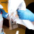 爱马斯一次性手套加厚 APFGWCHD 丁晴橡胶工业劳保清洁卫生实验防护丁腈手套 浅蓝色 M码-中号-44100