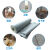 丙纶布防水布卷材厨房卫生间防水聚高分子车库屋面顶防潮材料 非标400克50平0.5mm