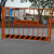 大工象 基坑防护栏 1.2高*2米宽*6kg 竖管带字-黄黑 工地施工围挡警示隔离栏