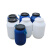 定制适用于加厚塑料化工桶35L50L60L涂料桶带盖废液桶环保桶方形 60L闭口桶蓝色