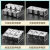 XMSJ(平面双层伸缩架)不锈钢份数盆架子套装奶茶物料果酱盒伸缩架分数盒商用分格调料盒剪板V660