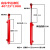 2吨液压油缸双向升降缸径HSG40电动 单缸重型液压缸微型手动小型 40*25*1000 2吨推力 16MPA