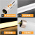 LED灯管T5一体化led光管超亮节能日光灯管经典系列 白 T5细灯管0.56米8W(5支装) 其它