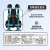 SHANDUAO五点式安全带AD9072双大钩缓冲包1.8+合金钢扣安全带
