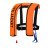 橙央 救生衣防汛应急救灾钓鱼船用专业工作水域救援 手动充气救生衣 充气救生衣 双气囊手动充气救生衣
