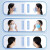 袋鼠医生 立体呼吸仓口罩 一次性口罩防尘防柳絮透气不勒耳 独立包装 YCX-100 白色 50只装/盒